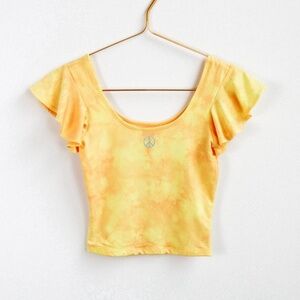 Purusha People Flower Child Flutter Top Size L, New